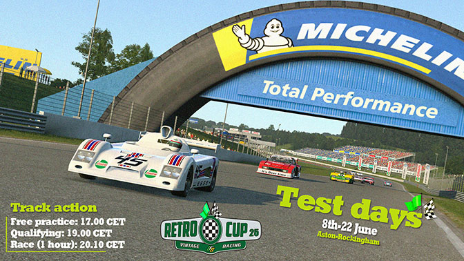 RETRO CUP 26 | Test Days