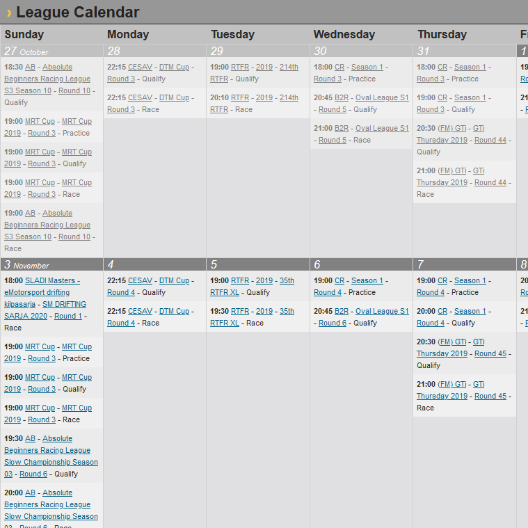 LFS [eSM] Drift Championship 2025